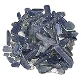100 Gramm Disthen(Cyanit) mini Trommelsteine/Stäbe Wassersteine ca. 9-25 mm