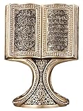 Gök-Türk Deko Zülfikar Abdulhamids Tugra Dekofigur Allah Islam Muslim Maket für Wohnzimmer Büro Wohnung Deko Kunstdrucke (Kuran Gold)