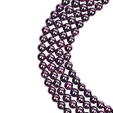 Naturstein 4mm Dunkelroter Granat Runde Kristall Energie Stein Perlen lose Edelstein DIY glatte Perlen für Armband Halskette Ohrringe Schmuck machen