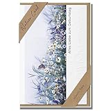 bsb - Karte zum Geburtstag - Nature Card - Nachhaltige Karten zum Geburtstag - Geburtstagskarten mit Umschlag - Geburtstagskarte Frauen & Männer - Glückwunschkarte 11,5 x 17 cm - Blumenwiese