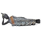 Generico Thailändischer Buddha Statue Sakyamuni Liegend Liegend Antiker Stil Meditation 37 x 9 x 11 cm