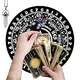 Pendelbrett – Aussteuerwerkzeug aus, spirituelles Verbindungsbrett | Tragbares Seance- und Hexen-Pendelbrett, Pendel-Wahrsagebrett mit einzigartigem Design für Meditation und Führung