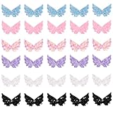 Engelsflügel zum Basteln Mehrere Farben, 30 Stück Engelsflügel Deko Engelsflügel Klein Pailletten Flügel zum Basteln Kleidung Applique Rucksack Aufnäher für DIY Handwerk Dekoration Ornament