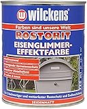 Wilckens Rostorit Eisenglimmer-Effektfarbe, seidenmatt, 750 ml, Schwarz