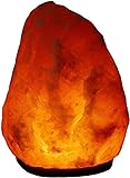 Bosalla Salz Lampe von 2 kg bis 26 kg frei wählbar Kristall Lampen Salt Range Pakistan mit Spezial Leuchtmittel und Kabel in 120 cm WEIß (2-4 kg)