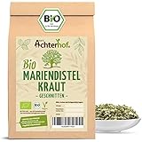 BIO Mariendistelkraut getrocknet geschnitten (250g) Mariendisteltee - milk thistle organic vom-Achterhof