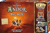 Kosmos 683122 Die Legenden von Andor-Big Box Spiel, Grundspiel (Kennerspiel des Jahres 2013) und zusätzliche Ergänzung, kooperatives Fantasy-Brettspiel ab 10 Jahren, Andor Starterset