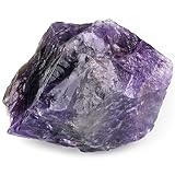 XIANNVXI Amethyst Große Rohstein Amethyst Stein Echt Natürlicher Premium Wasserstein Kristalle Naturstein Kristall Lila Steine Reiki 4.5–5.5 cm, 1PC