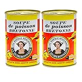 Food-United Fisch – FISCHSUPPE-FRANZÖSISCH - bretonische Art la quiberonnaise soupe de poisson bretonne 2x 425ml Gourmet-Gericht aus frischen Zutaten schnelle und Zubereitung