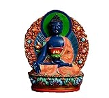 Liangliang988 Resin Buddha Statue Bhaisajyaguru Figur Bhaisajya Buddha Figur Medizin Buddha Bodhisattva Glück