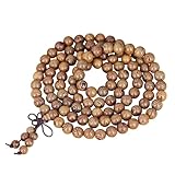 108 Gebetskette Mala kette,Buddhistisches Armband Tibetisches 8mm Perlen buddhistische Gebetskettmala kette Buddha Meditation armbänder Perlenarmband Halskette für Damen Herren Yoga