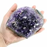 Nvzi Amethyst Druse, Amethyst Stein, Amethyst Kristalle, Bergkristall Rohstein, Roher Amethyst, Natürliche Amethyst-Geodenhöhlen Kristalle Heilsteine, Kristalle Heilsteine (1000g)
