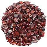 420 Stück Edelsteinperlen Roter Tigerauge Perlen zum Auffädeln Kristall Perlen 5-8 mm Gebohrt Edelstein Perlen zum Basteln Natur Steinperlen für DIY Armbänder Ketten Ohrringe Schmuck