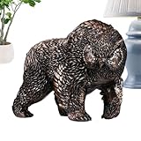 Bkljkf Figur | Rustikale skulptur,Tier Skulptur Mit Eulenkopf Design Als Dekoration Für Terrasse Tisch Rasen Und Außenbereich