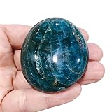 RaeGan Natürlicher Kristall Natürlicher Blauer Apatit-Palmenstein, roher Edelstein, Kristall, heilende, Mineralien, Heimdekoration, Sammlung als Geschenk