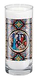 Palmwachskerze im Glas »Christi Geburt«