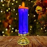 Funmo LED Weihnachtskerze, Farbwechselkerze LED Flammenlose Kerzen, USB Wiederaufladbar/Batteriebetrieben Weihnachtskerzen LED Candles für Weihnachten Party Weihnachtsbaum Hochzeit