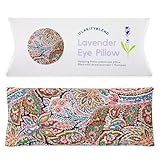 Clarityblend Aromatherapy Clarity Blend Aromatherapy Relaxation Augenkissen mit Bio-Lavendel und Leinsamen für Yoga und Entspannung. Pima-Baumwoll-Batist, handgefertigt in Großbritannien. Roter Paisl
