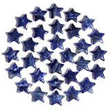 AWARDSEN 20PCS Sternkristall, Blauer Sodalith Heilsteine Kristalle Set, Edelsteine Blau Steine GlüCkssteine Kristall Star Crystal für Reiki Ornamente und Meditation
