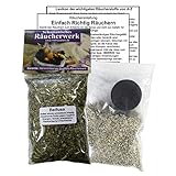BEIFUSS Beifuß zum räuchern. 5-TLG Räucherset - 60ml Räucherwerk mit Räucherkohle (1x) + Räuchersand + Räucheranleitung + Lexikon der wichtigsten Räucherstoffe A-Z. 82060-8