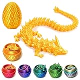 Yearsahrk 3D Gedrucktes Drachenei Geheimnisvolle Drachen Spielzeug Realistische Realistische Beweglicher Drachen Figuren Überraschung Easter Dracheneier Wohnkultur