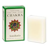 LivuX Chakra-Seife Anahata – 4. Chakra Herzchakra – Handgemachte Naturseife mit Rose & Lavendel – 70 g – Vegan & Kaltgerührt – Beruhigend & Harmonisierend 1279