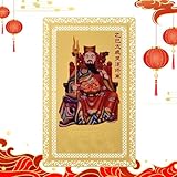 2025 Tai Sui Amulet Card - Feng Shui Schutz Talisman | Zodiacs Charme Für Glück | Chinesische Tai Sui Amulet | Glückskarte | Feng Shui -Karte, Zodiacs Amulett, Talisman -Karte, Schutzzauber