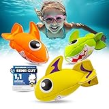 KIDVERSE Tauchtiere für Kinder - Geprüftes Wasserspielzeug - Neopren Tauchspielzeug für Kinder - Buntes Schwimmbad Spielzeug zum Tauchen Lernen - Pool Spielzeug (Raketen)