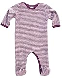 Lilano Natur Lilano Fleece Jumpsuit mit Fuß 100% Wolle - Mehrfarbig - 68