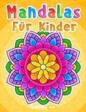 Mandalas für Kinder: Malbuch mit einfachen Mandala-Mustern.