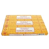 Goloka Räucherstäbchen Nagchampa Agarbathi, Bundle of 3 Packs