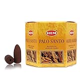 Rückfluss-Räucherkegel (Palo Santo), insgesamt 40 Kegel – Hem Räucherstäbchen aus Indien