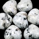 Mondstein Regenbogen Kristall Herz – 4,5 cm