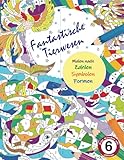 Phantastische Tierwesen - Malen nach Zahlen, Symbolen & Formen für Kinder ab 6 Jahren: Malbuch / Malen nach Zahlen für Entspannung und ... unter 10 Euro | Geschenkidee Buch ab 6 Jahren