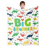 YESTUTI Big Brother-Geschenke vom Geburt, Geschenk für großen Bruder, Geburtstagsgeschenke für Brüder, Neugeborene, Babygeschenk, BigBrother-Decke, 130 x 100 cm