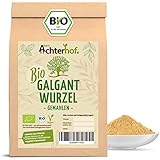 Galgant Pulver Bio (250g) Galgantwurzel gemahlen aus kbA vom-Achterhof