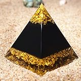 Orgonit Pyramide Schungit Schicht Messing Kristall Reiki Heilmeditation EMF Schutz Orgone Pyramide