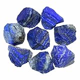 Nvzi Lapislazuli Stein Wassersteine, Edelsteine Heilsteine, Mineralien Steine, Heilsteine Kristalle Steine Set, Chakra Steine(454g)