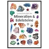 Poster 'Mineralien & Edelsteine' auf FineArt-Fotopapier, DIN A3, Gesteine, Kristalle, Sammeln, Hobby, Geologie, Amethyst