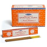 Satya Räucherstäbchen, spirituelle Aura, Schwarz