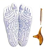 Reflexzonensocken mit Massagewerkzeug, Massagesocken, Reflexzonenhandschuhe, Akupressursocken, Damen Herren Finger Fuß Massage Socken Handschuhe