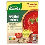 Knorr Tomato al Gusto Tomatensauce mit Kräutern, Soße aus 100% sonnengereiften, italienischen Tomaten 370 g