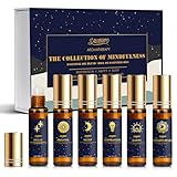 SALUBRITO Ätherische Öle Set, Roll On Ätherische Ölmischungen Set, Aromatherapie Öle für Massage, Körperpflege, Schlafen, Atmen, Entspannen, Geschenk für Frauen und Männer