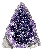 Deep Purple Project Amethyst Druse Stein Echt (250 Gramm bis 500), Amethyst Geode Groß, Kristalldruse aus Uruguay