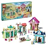 Lego Disney Princess: Disney Prinzessinnen Abenteuermarkt, Haus-Spielzeug mit 4 Puppen inkl. Cinderella und Arielle, Spielset mit Schatzkarte, Geschenk für Mädchen und Jungen ab 6 Jahren 43246