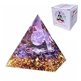 Jsleid Spirituelle Geschenke, Orgonit Spirituelle Geschenke Für Frauen, Orgone Orgonit Pyramide, Orgonit Cloudbuster, Verwendet Für Wohndekoration, Geburtstagsgeschenke Und Weihnachtsgeschenke (Lila)
