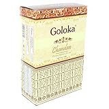 Goloka Masala-Räucherstäbchen, aus Sandelholz, Duft Chandan, 12 Stück