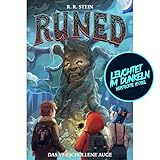 RUNED - Das verschollene Auge: | Interaktive Rätsel & leuchtende Zaubertinte | Abenteuer Fantasy Roman ab 12 Jahre | Inkl. UV Lampe