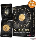 Astro-Cards: 43 astrologische Orakel-Karten mit Booklet in hochwertiger Stülpdeckelschachtel