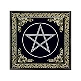 VIE Altartuch mit Pentagramm-Design, Natur, Einheitsgröße